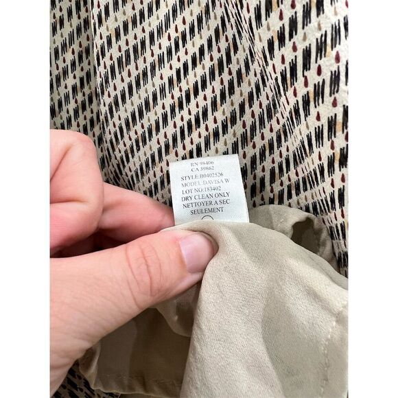 Theory Women's Sleeveless Geometric Tank Top Multicolor Size S Casual - Picture 7 of 7